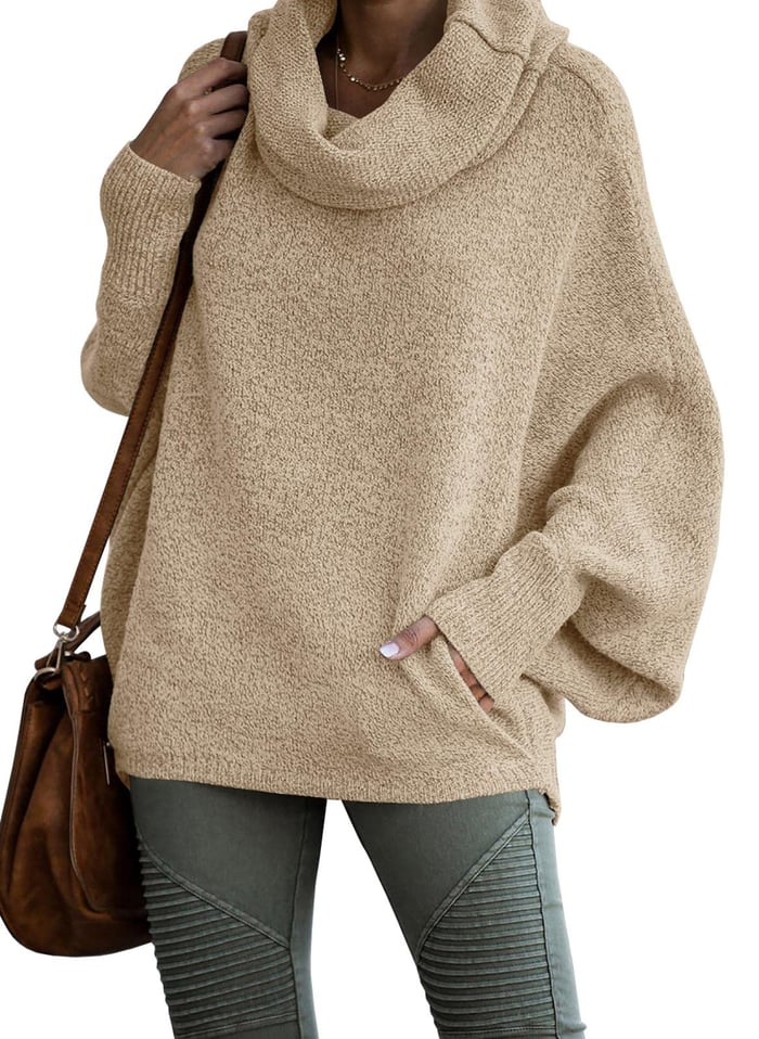 Dayana - Jersey De Cuello Alto Con Bolsillos