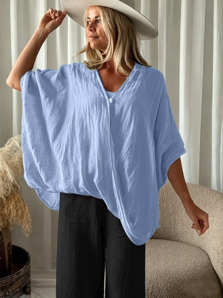 Winnie - Blusa De Estilo Bohemio Con Mangas Holgadas