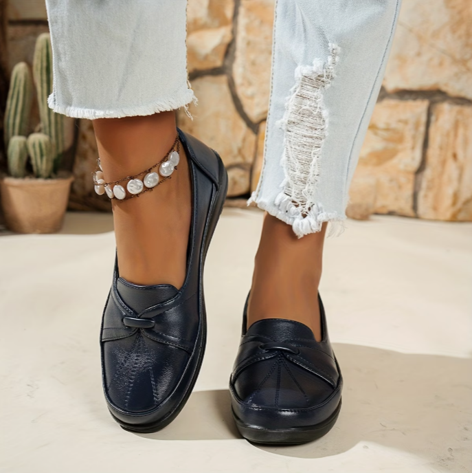 Logina - Mocasines De Imitación De Piel