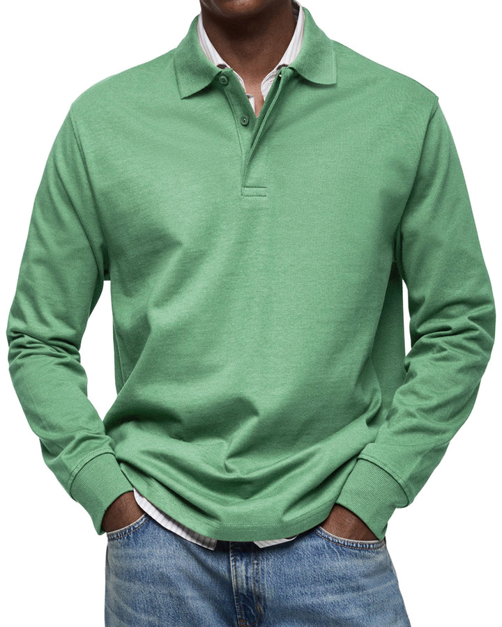 Elhanan - Elegante Polo De Manga Larga