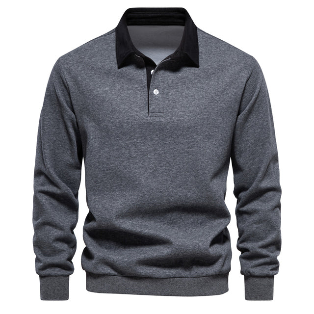 Eugen - Sudadera Clásica De Invierno Estilo Polo