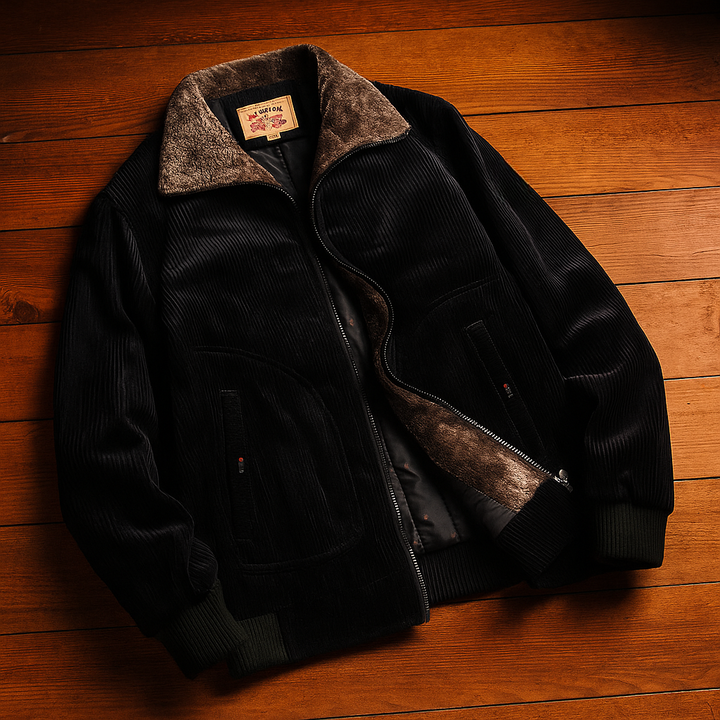 Broja - Chaqueta Informal De Pana Con Cremallera