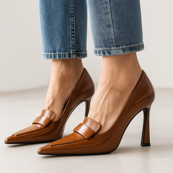 Kimiko - Zapatos De Salón De Charol Con Punta Afilada