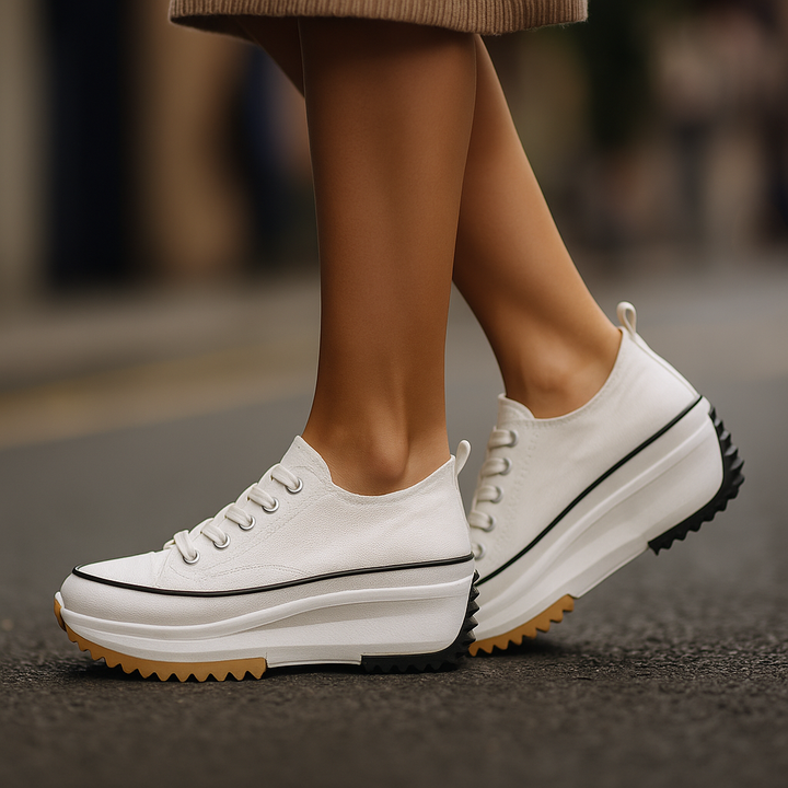 Jianna - Zapatillas Deportivas Sasuales Con Cordones