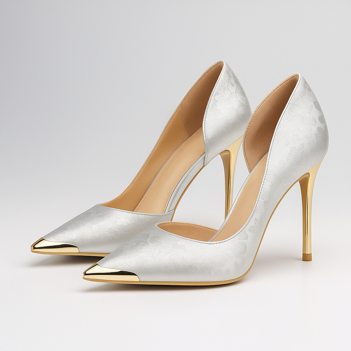 Foluke - Elegantes Zapatos De Tacón Con Punta Afilada