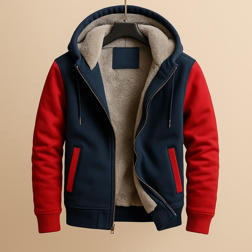 Roque - Chaqueta Con Capucha y Cremallera Estructurada
