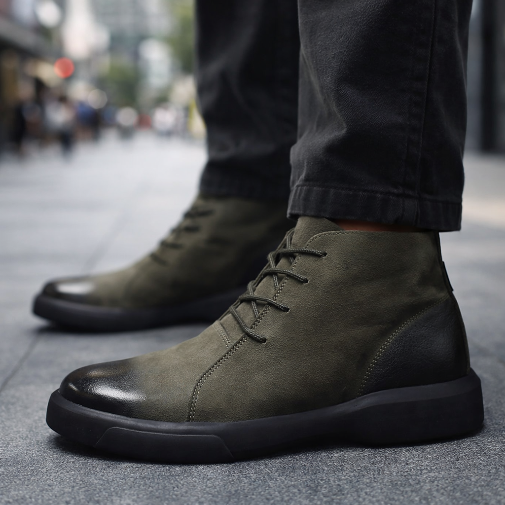 Avishai - Bota De Cordones De Cuero