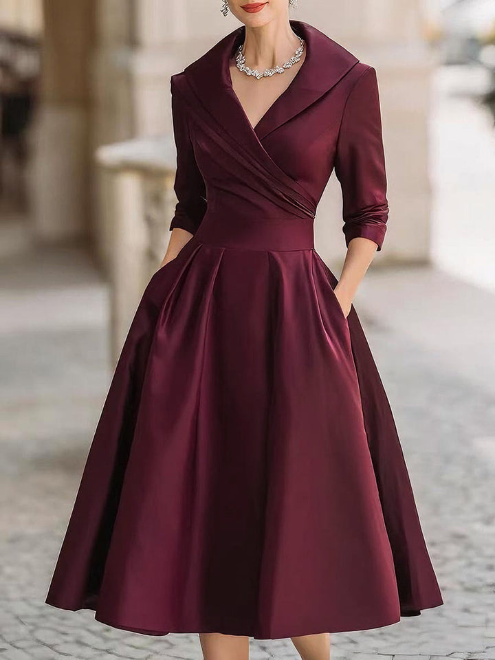 Ariellea - Vestido Midi De Satén
