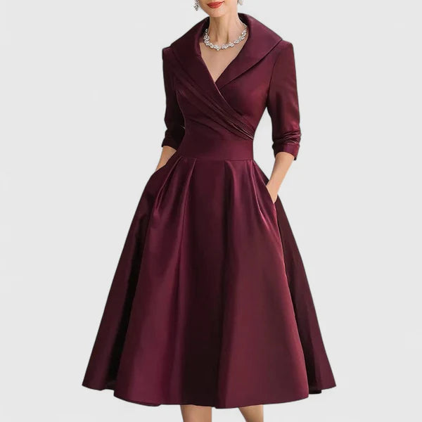 Liudmila - Vestido Midi Formal
