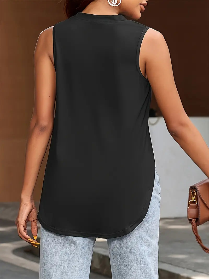 Desirae - Camisa Sin Mangas Transpirable