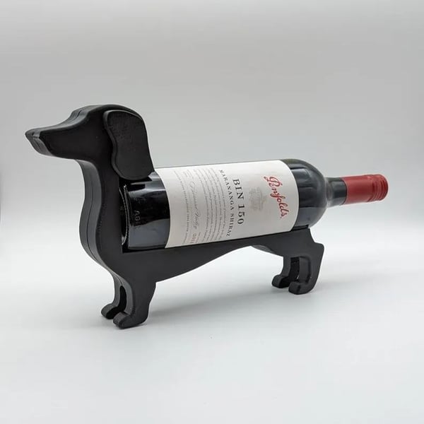 WineHound - Portabotellas De Vino Perro Salchicha