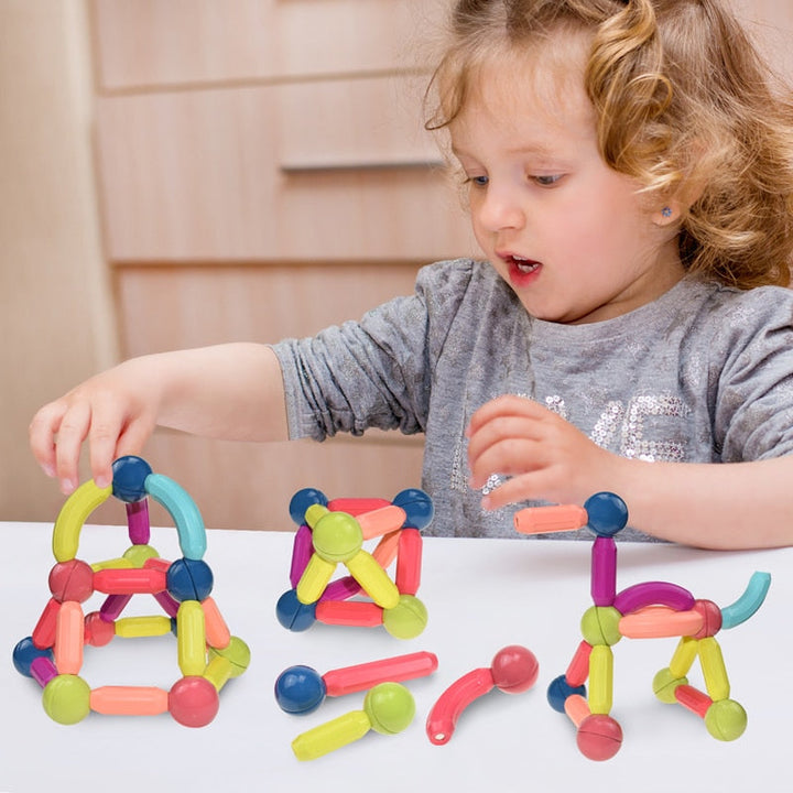 MagneticSticks - Desarrolla Tu Creatividad Juego De Juguetes Para Niños