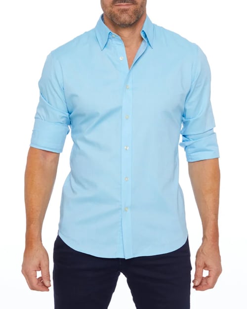 Ceferino - Camisa Informal De Manga Larga Con Botones