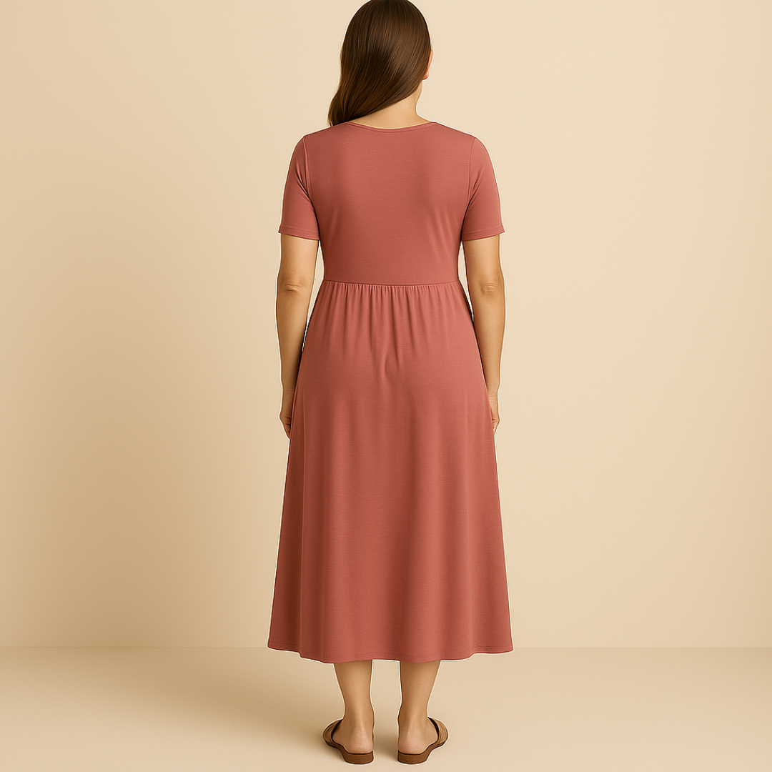Bridgett - Vestido De Manga Corta
