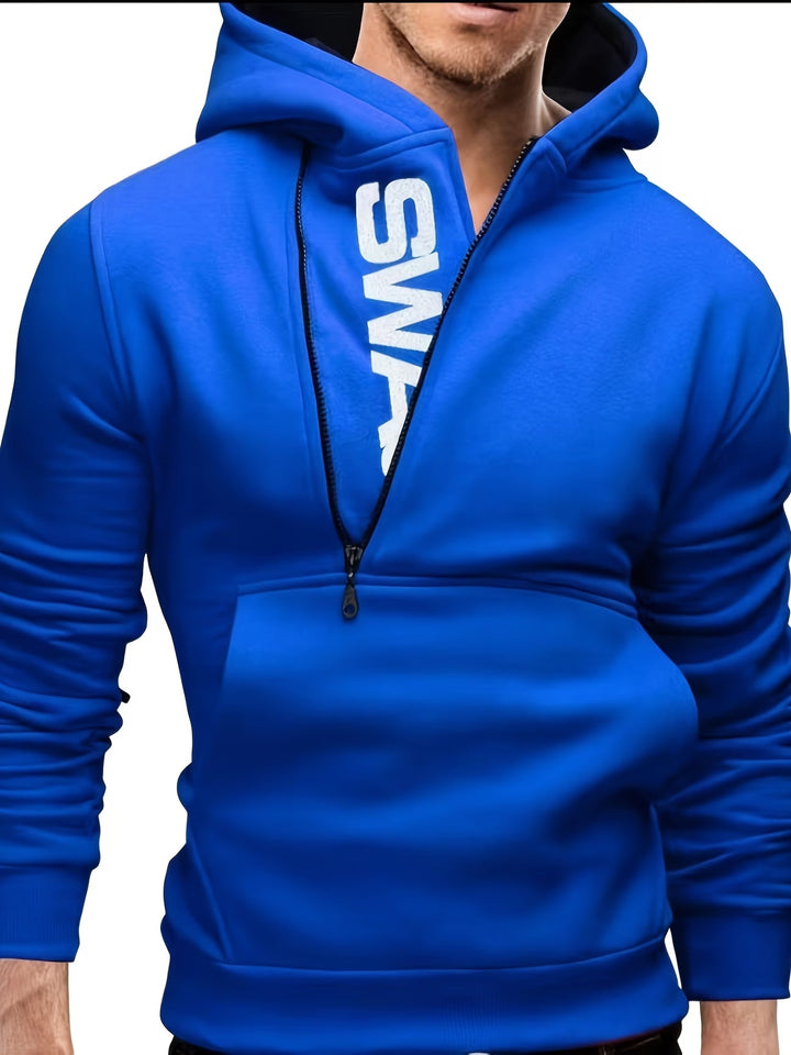 Erik - Sudadera Con Capucha De Manga Larga Y Corte Entallado