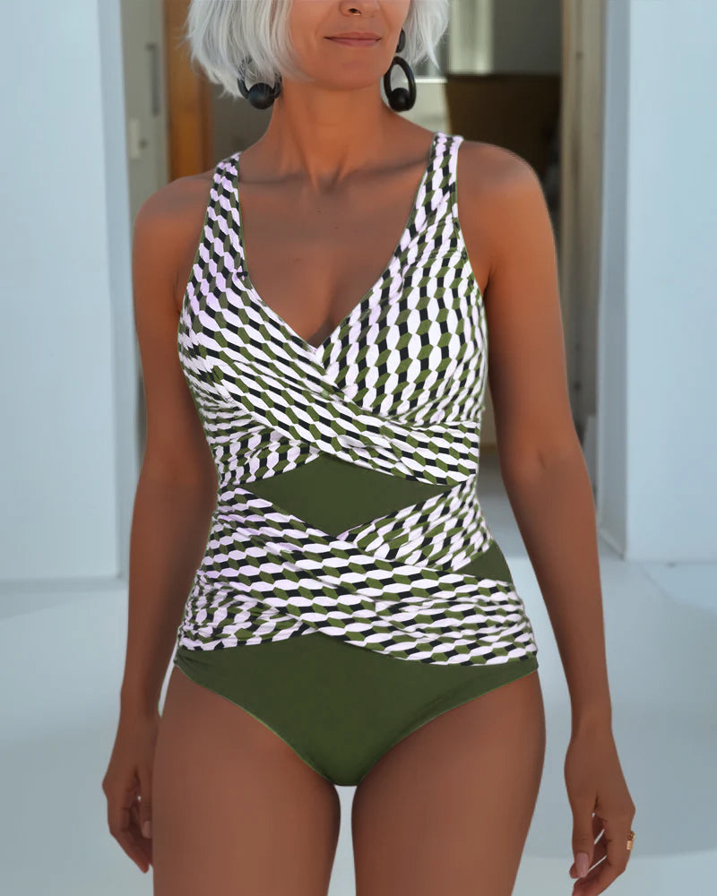 Rachell - Elegante Bañador Cruzado