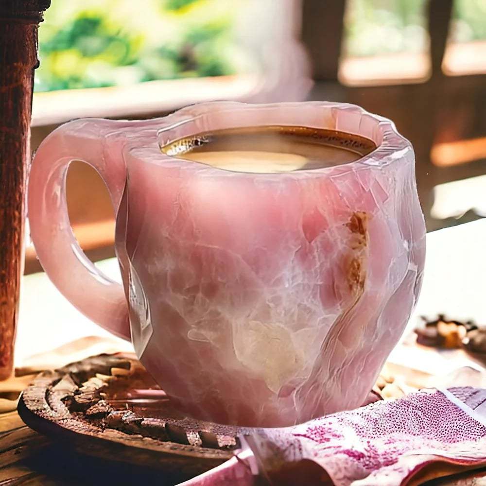 CrystalMug - Tazas De Café De Cristal Mineral