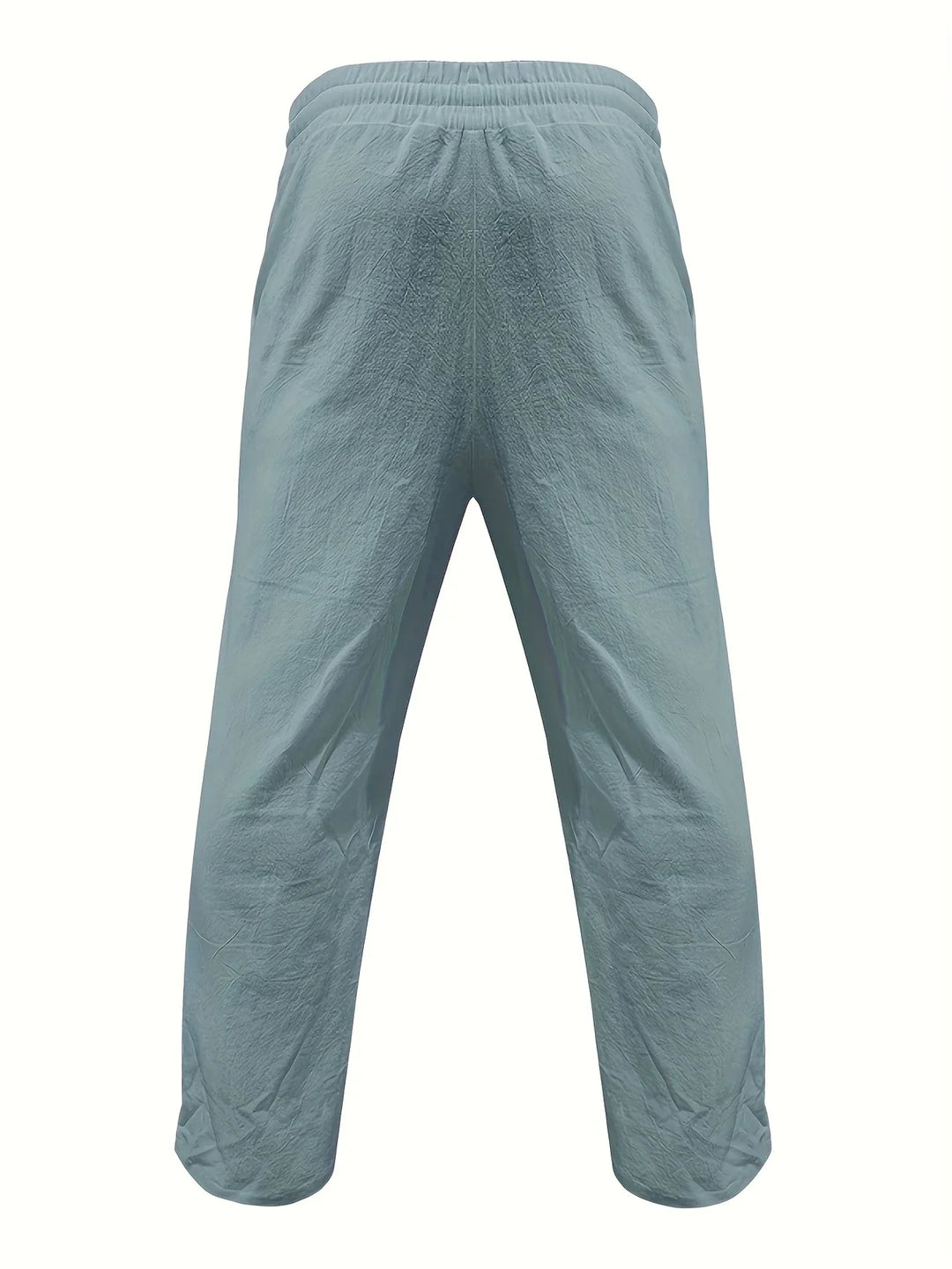 Beslan - Pantalones Elegantes De Pierna Recta Con Botones Dorados