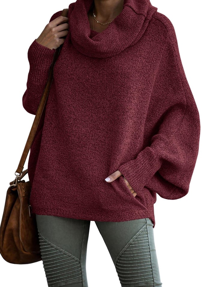 Dayana - Jersey De Cuello Alto Con Bolsillos