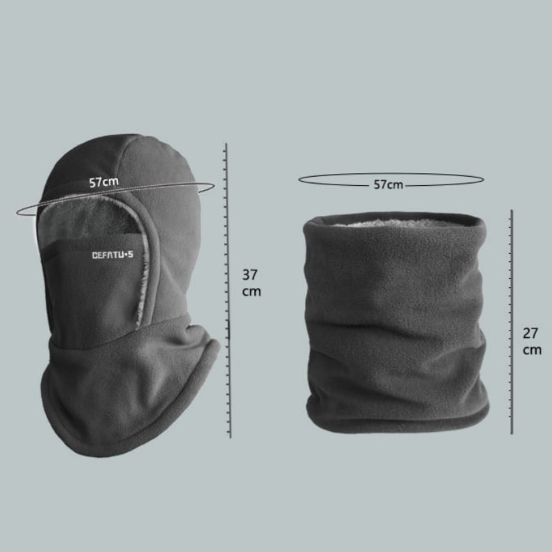 Zayim - Pasamontañas Térmico de Lana Para Invierno Unisex