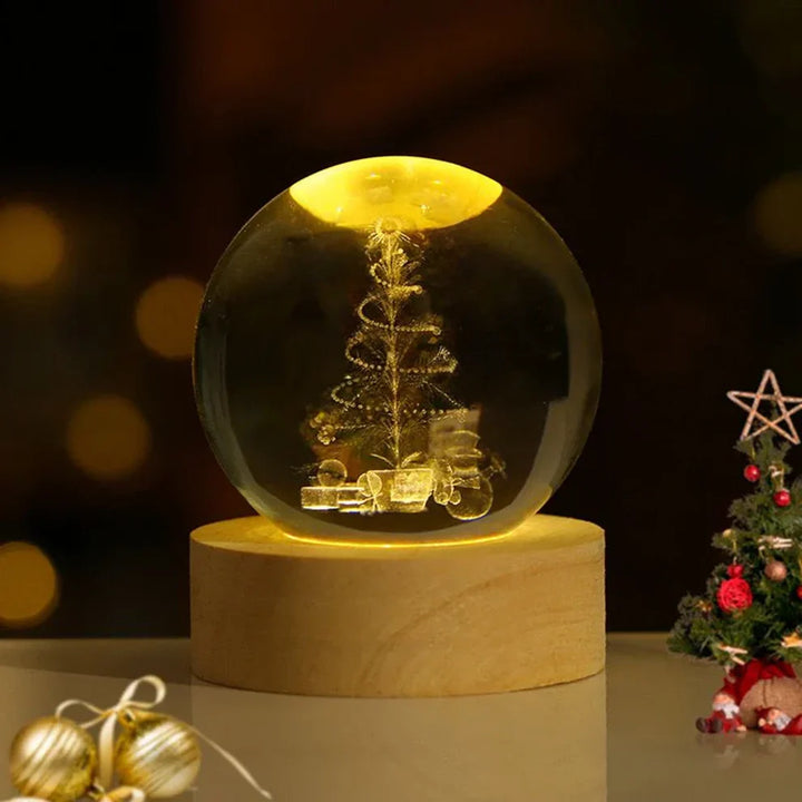 Glow Sphere – Lámpara Luminosa Con Bola De Cristal