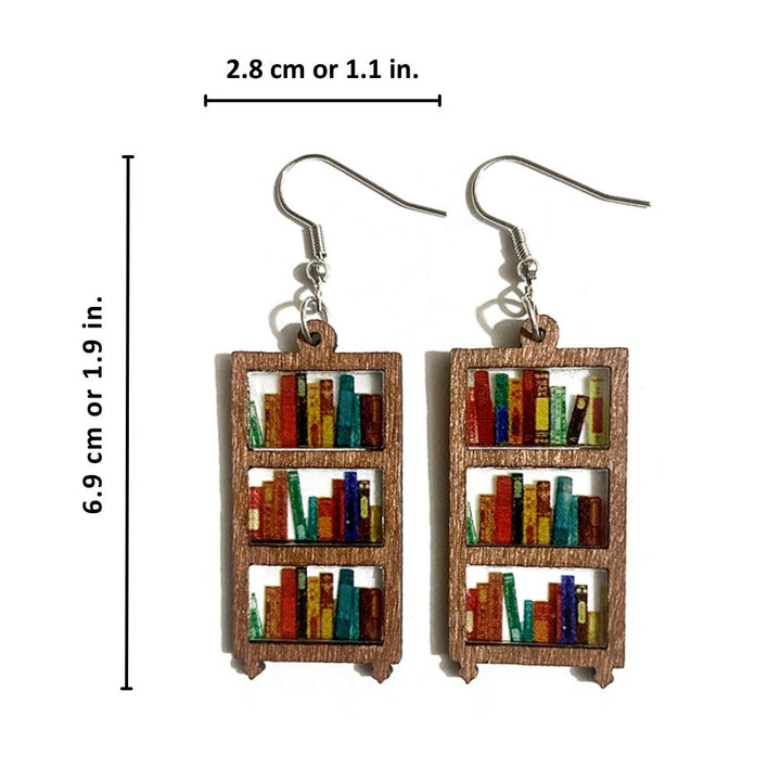 Kamia - Par de Pendientes para Amantes de Los Libros