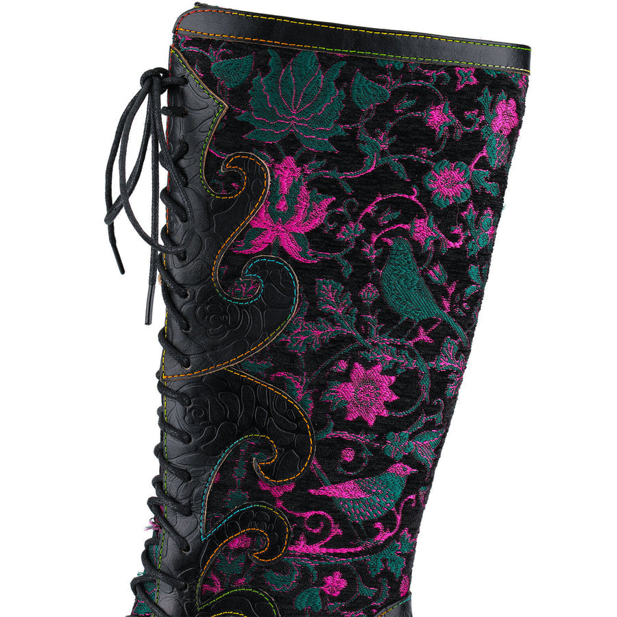Leasia - Bota Ortopédica De Piel Con Estampado