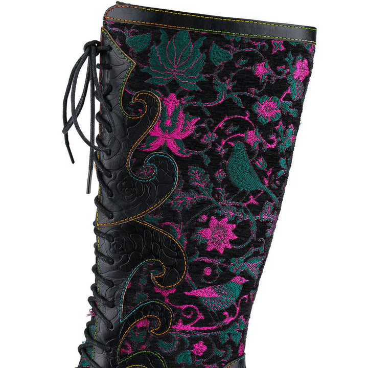 Leasia - Bota Ortopédica De Piel Con Estampado