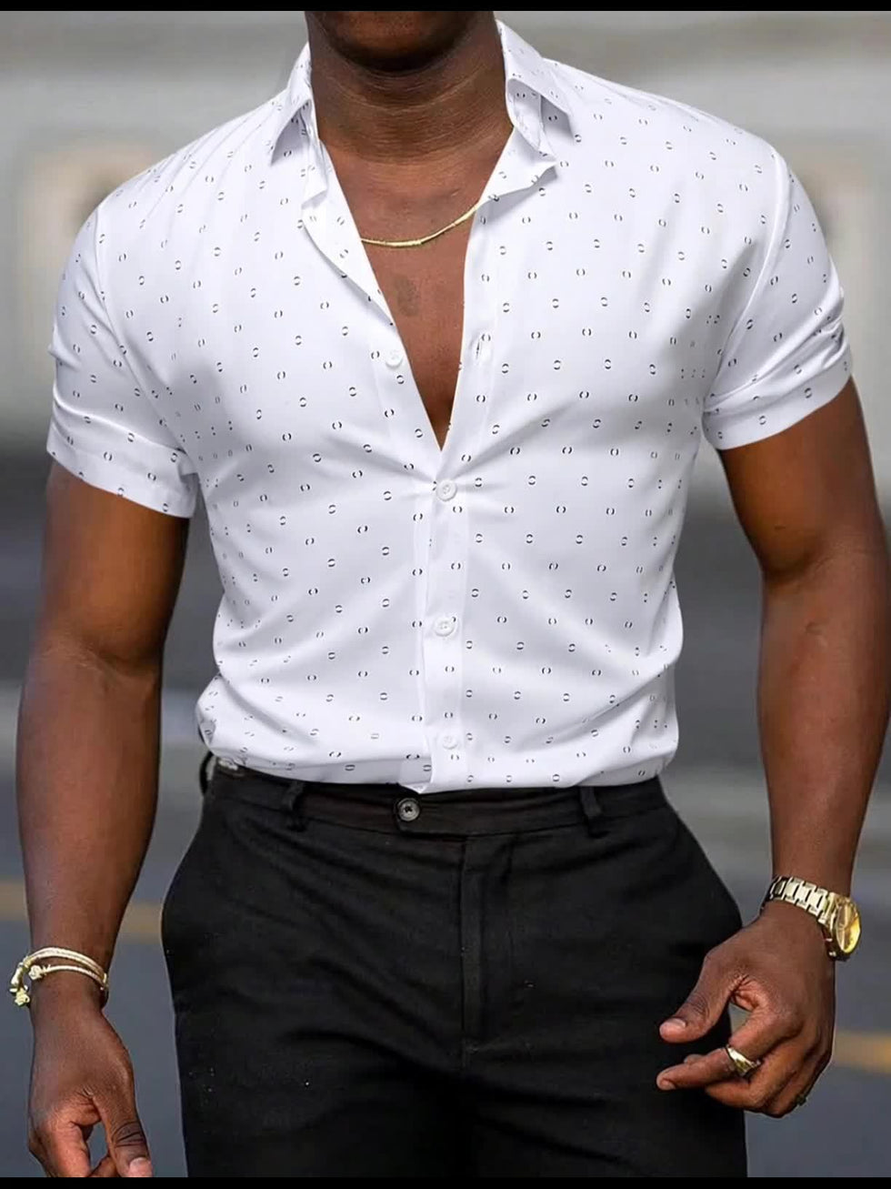 Gorancho - Camisa De Verano Estampada