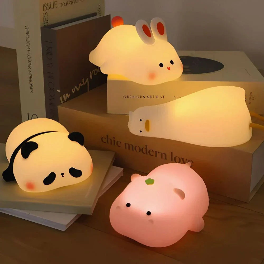 TinyLights -  Luz Nocturna Recargable con Dbujos Animados