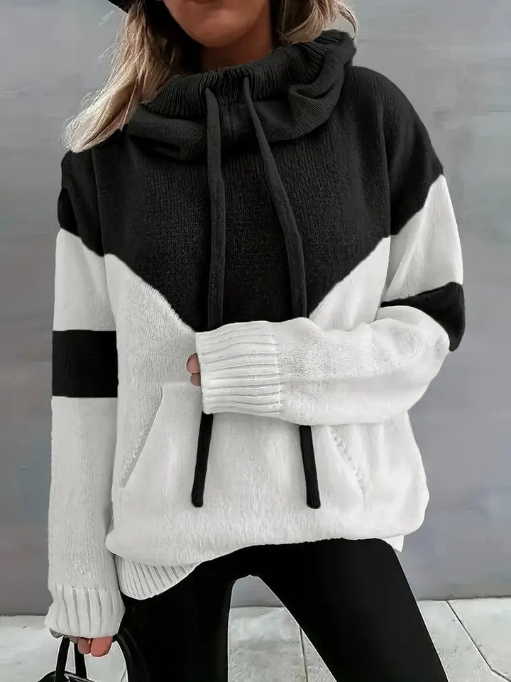Letitia - Sudadera Con Capucha y Cordón en Bloque de Color