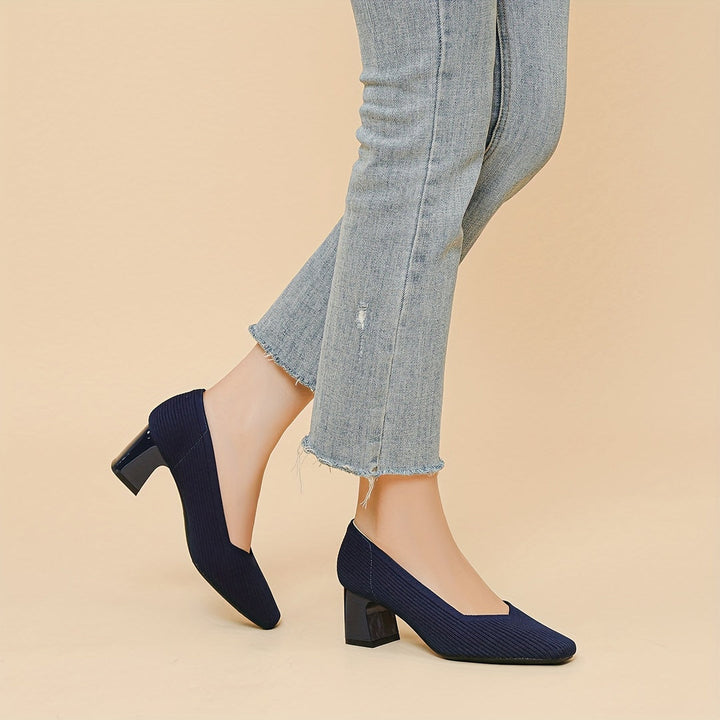 Joleen - Elegantes Zapatos De Tacón Grueso