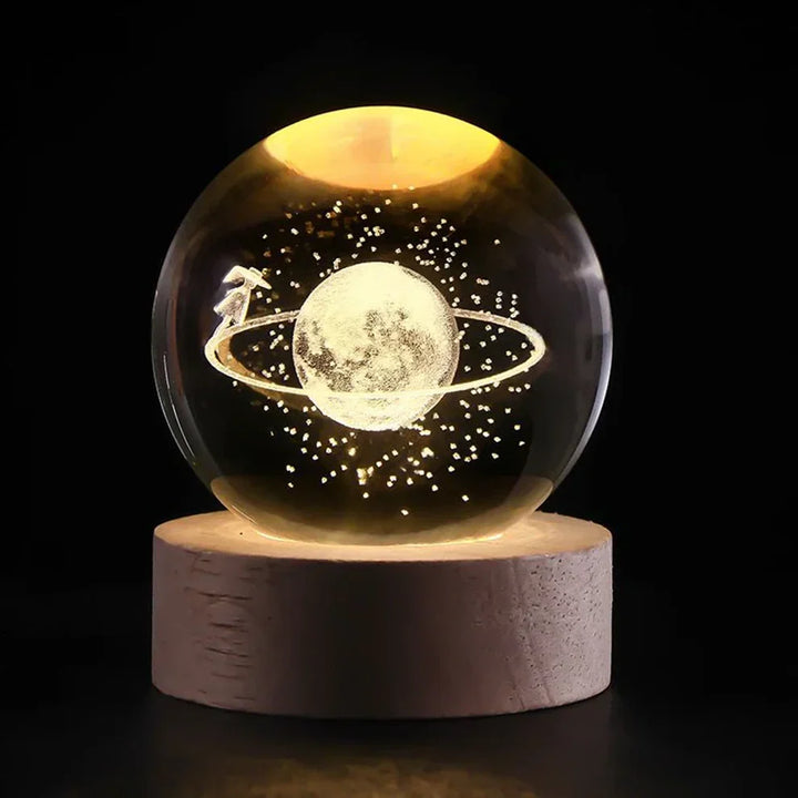 Glow Sphere – Lámpara Luminosa Con Bola De Cristal
