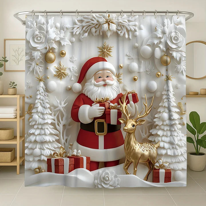 MerryBath - Alfombras de Baño y Cortinas de ducha Para las Fiestas