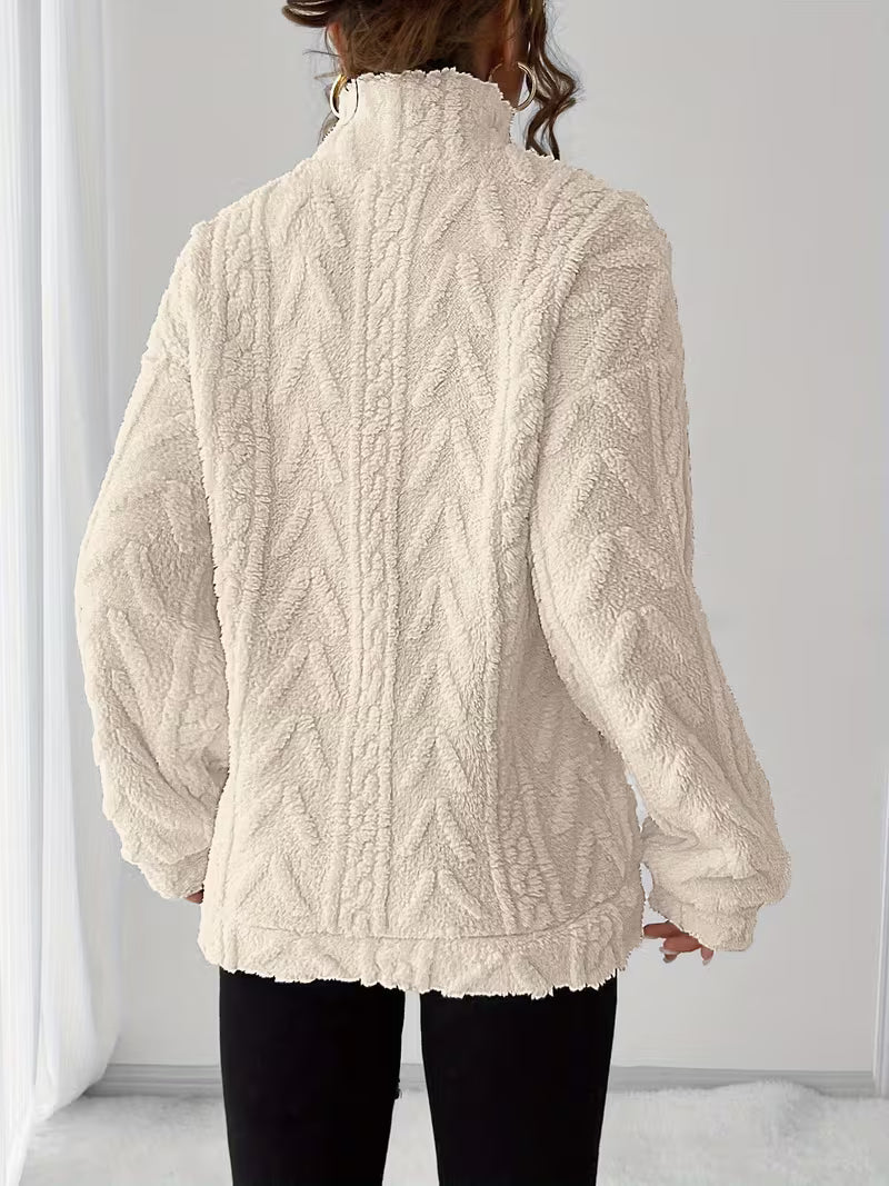 Nessia - Sudadera Versátil De Forro Polar