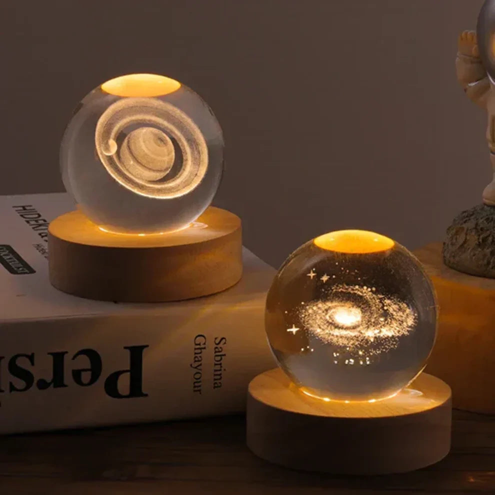 Glow Sphere – Lámpara Luminosa Con Bola De Cristal