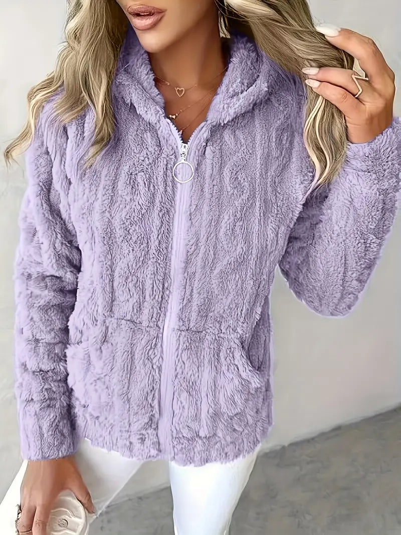 Ganka - Sudadera Con Capucha y Cremallera De Manga Larga