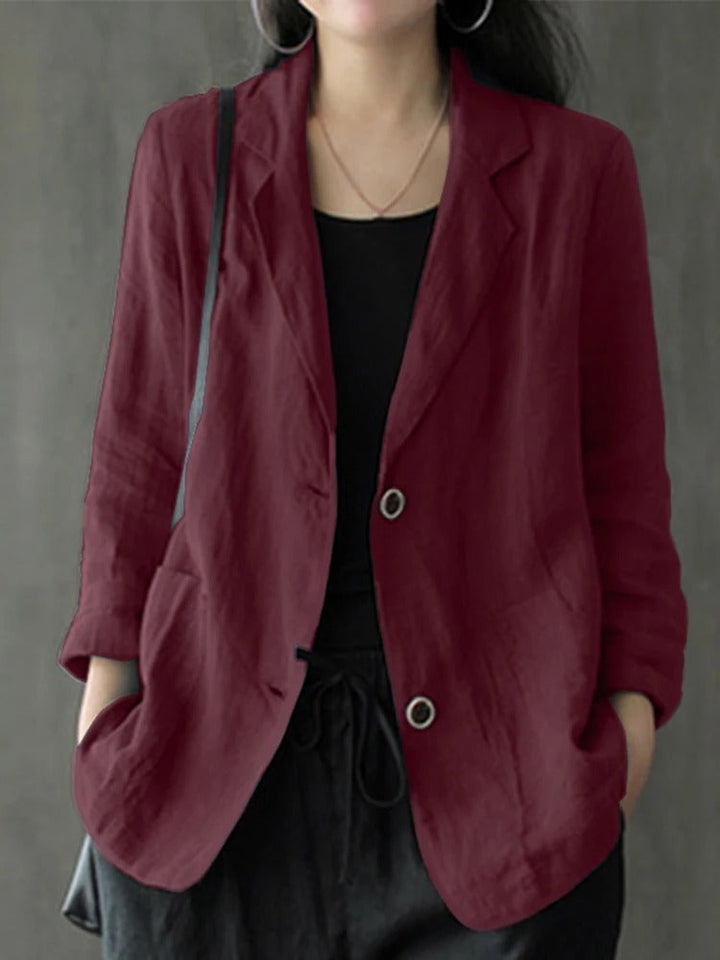 Herlinde - Elegante Blazer de Manga Larga