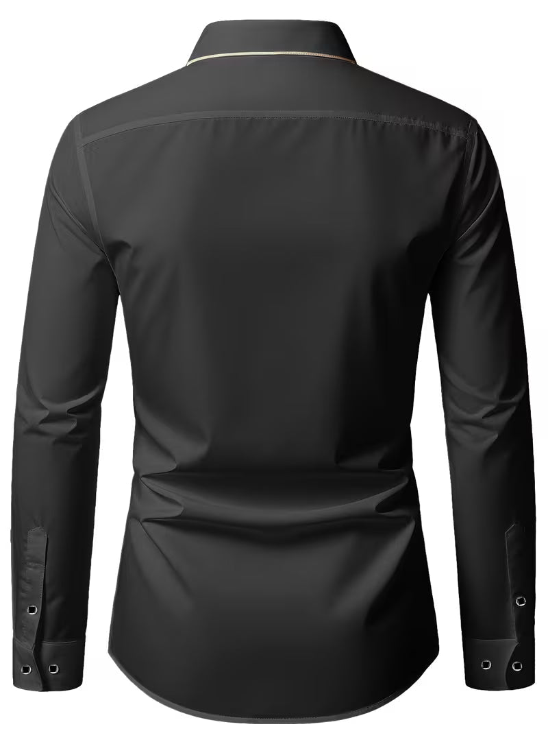 Daven - Camisa Informal De Corte Entallado