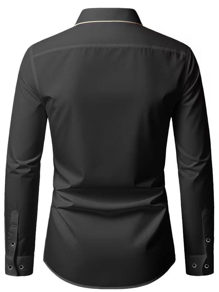 Daven - Camisa Informal De Corte Entallado
