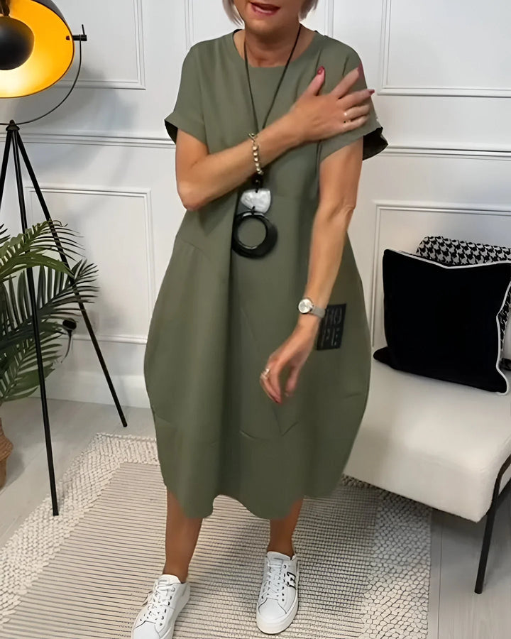 Jocelyn - Vestido Informal y Cómodo Con Bolsillos