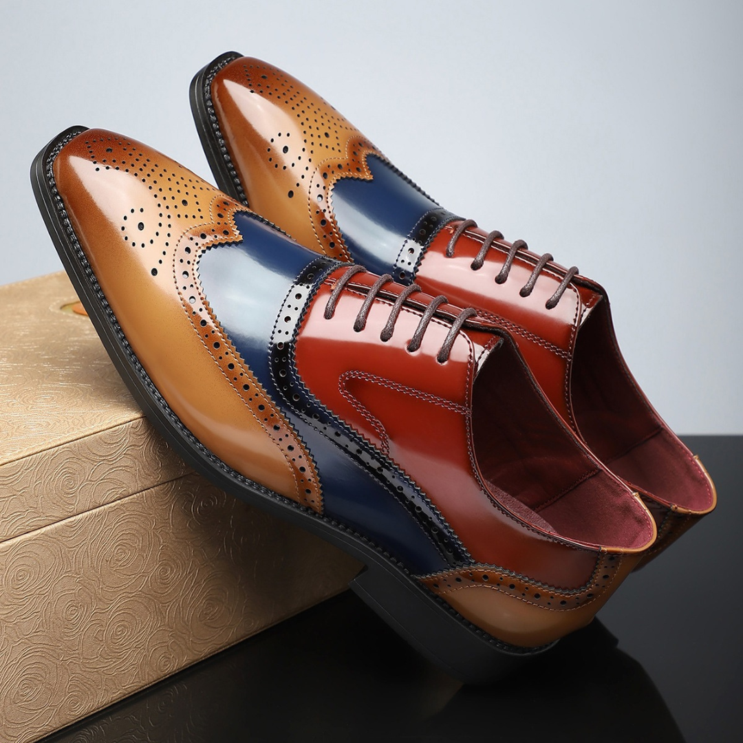 Shimon - Zapatos Óxford De Cuero