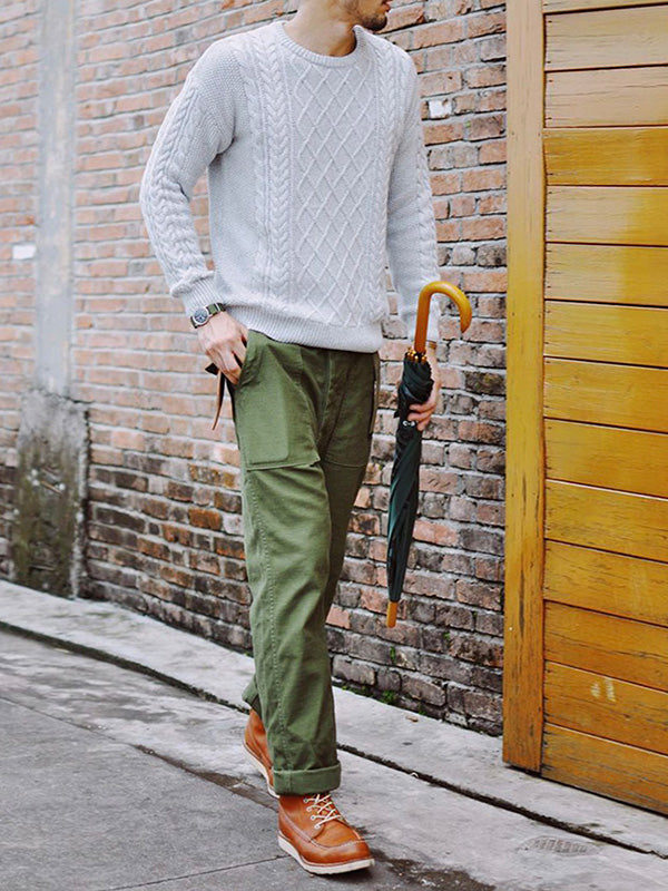 Matheos - Pantalones Inspirados En El Estilo Militar OG-107