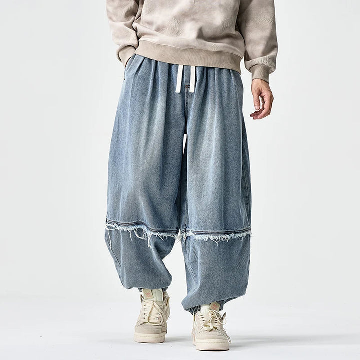 Brennan - Pantalones De Chándal Vaqueros De Corte Ancho y Elegante