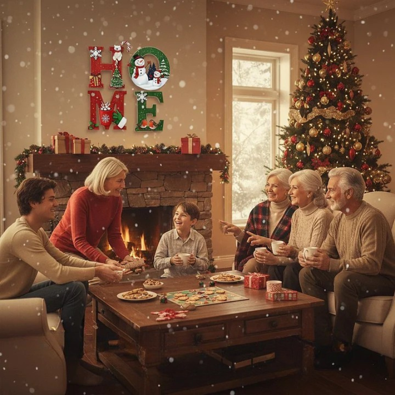 MerrySign - Letrero Navideño para Casas Históricas