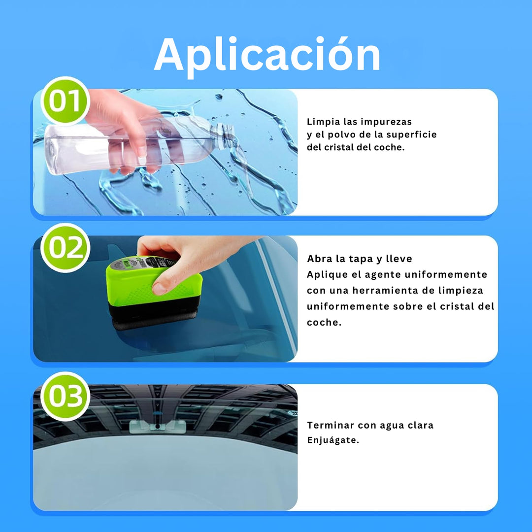 ClearShield - Potente Aceite Película Limpiaparabrisas Película