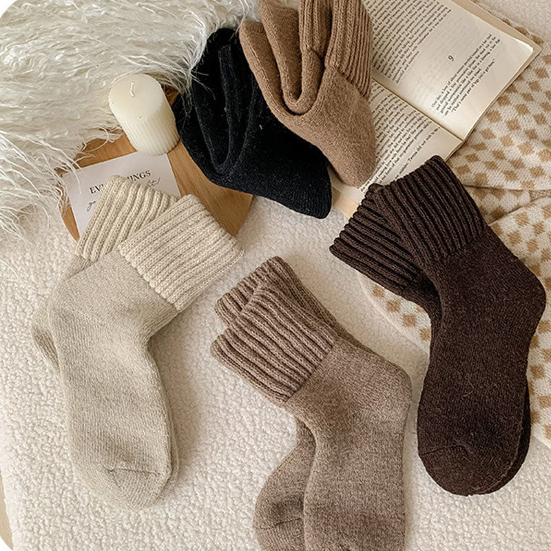 Woolora - Lujo Lana Cálida Calcetines