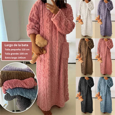 Vreni - Ropa De Casa De Terciopelo Coral De Invierno