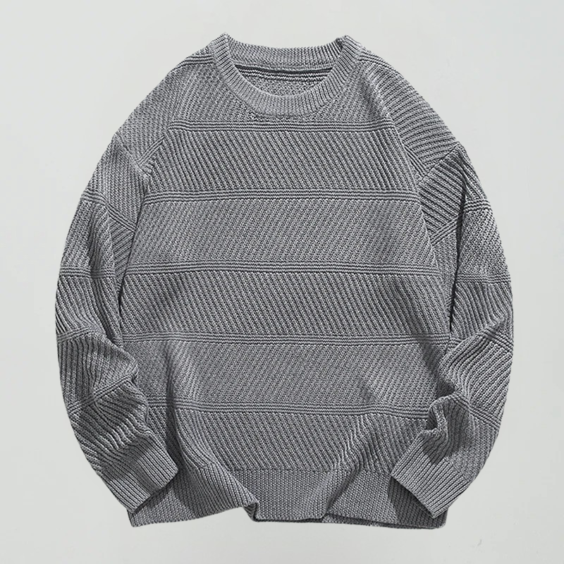 Yordan - Jersey de Punto Suelto con Cuello Redondo