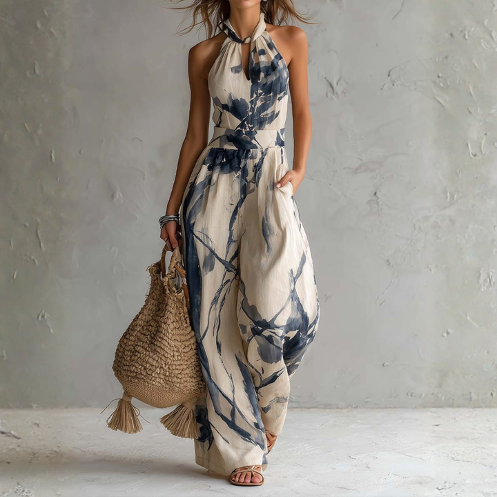 Symia - Elegante Mono Con Estampado Artístico